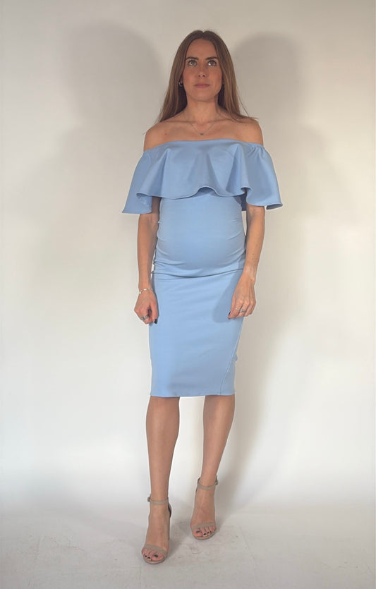 Vestido de maternidad, Arantza azul cielo XG