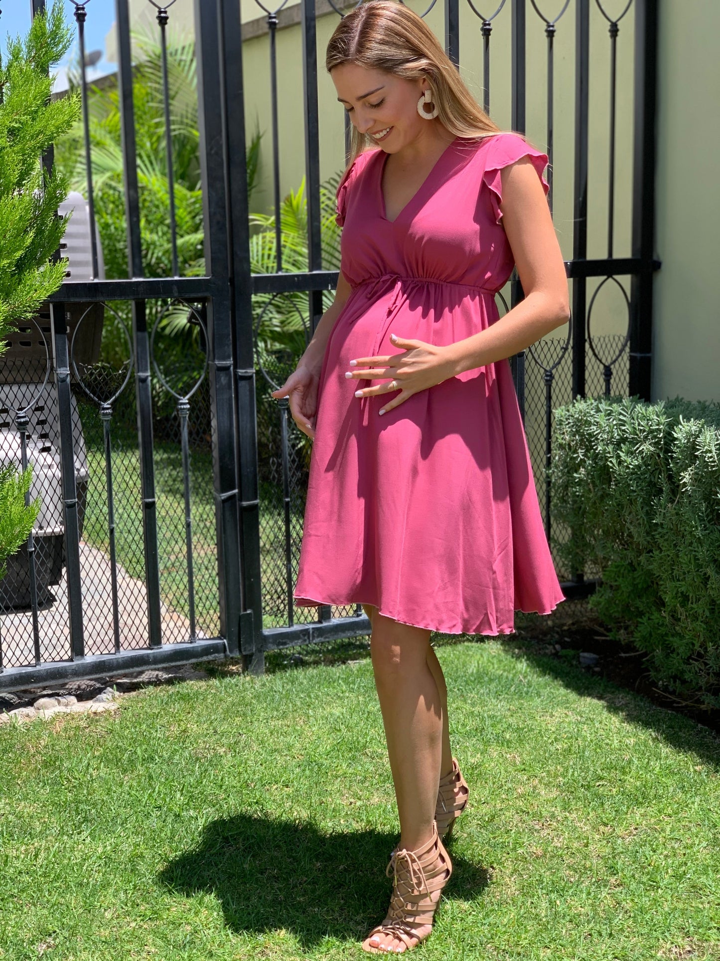 Vestido de maternidad, Sofia Rosa quemado M y G