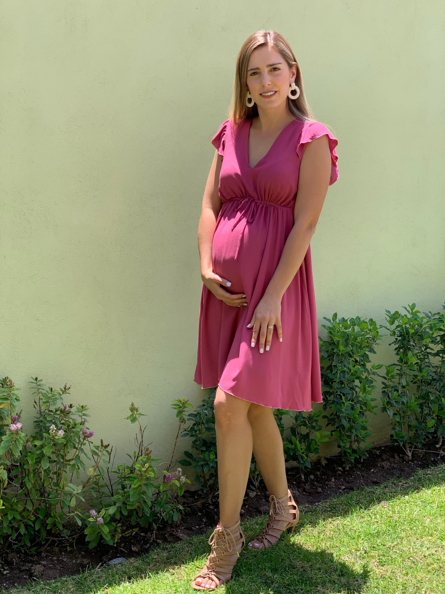 Vestido de maternidad, Sofia Rosa quemado M y G