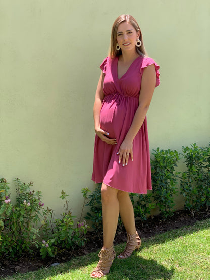 Vestido de maternidad, Sofia Rosa quemado M y G