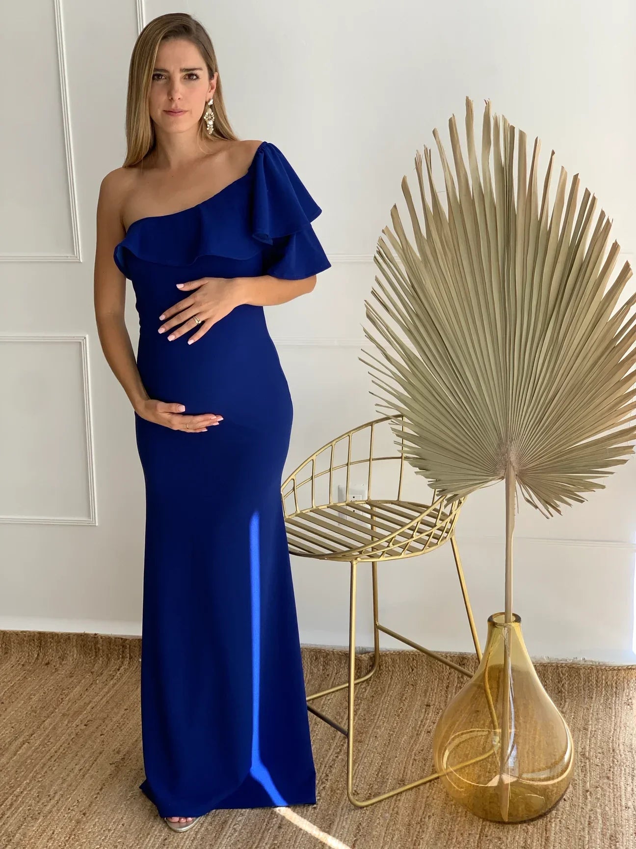 Vestido de maternidad, Astrid azul imperial XCH, CH, G y XG
