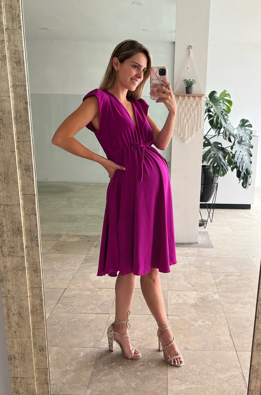Vestido de maternidad, Sofia mulberry XG