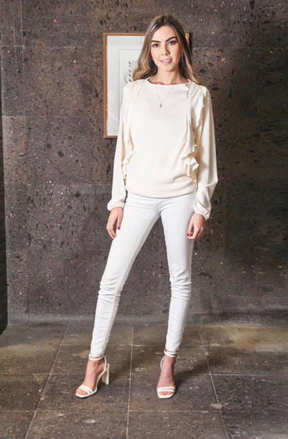 Suéter lactancia olanes ivory XG