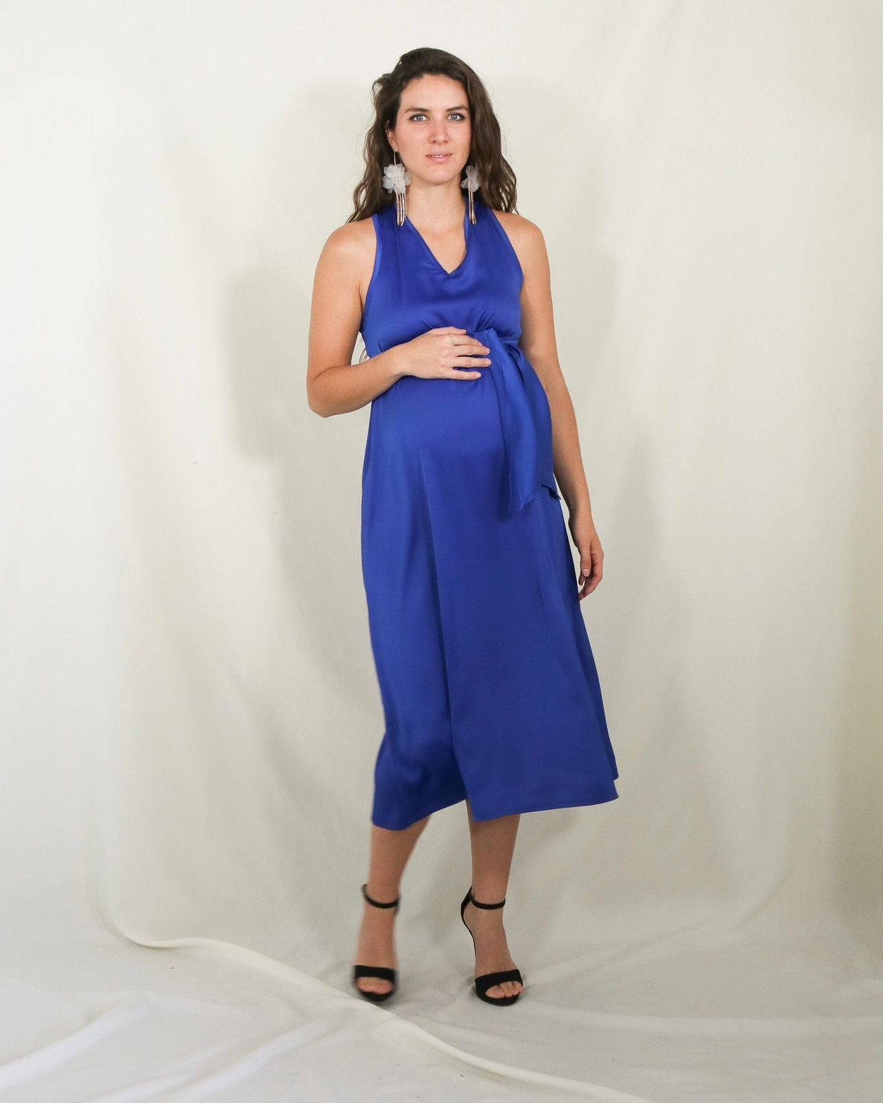Vestido de maternidad, Dinora azul rey CH