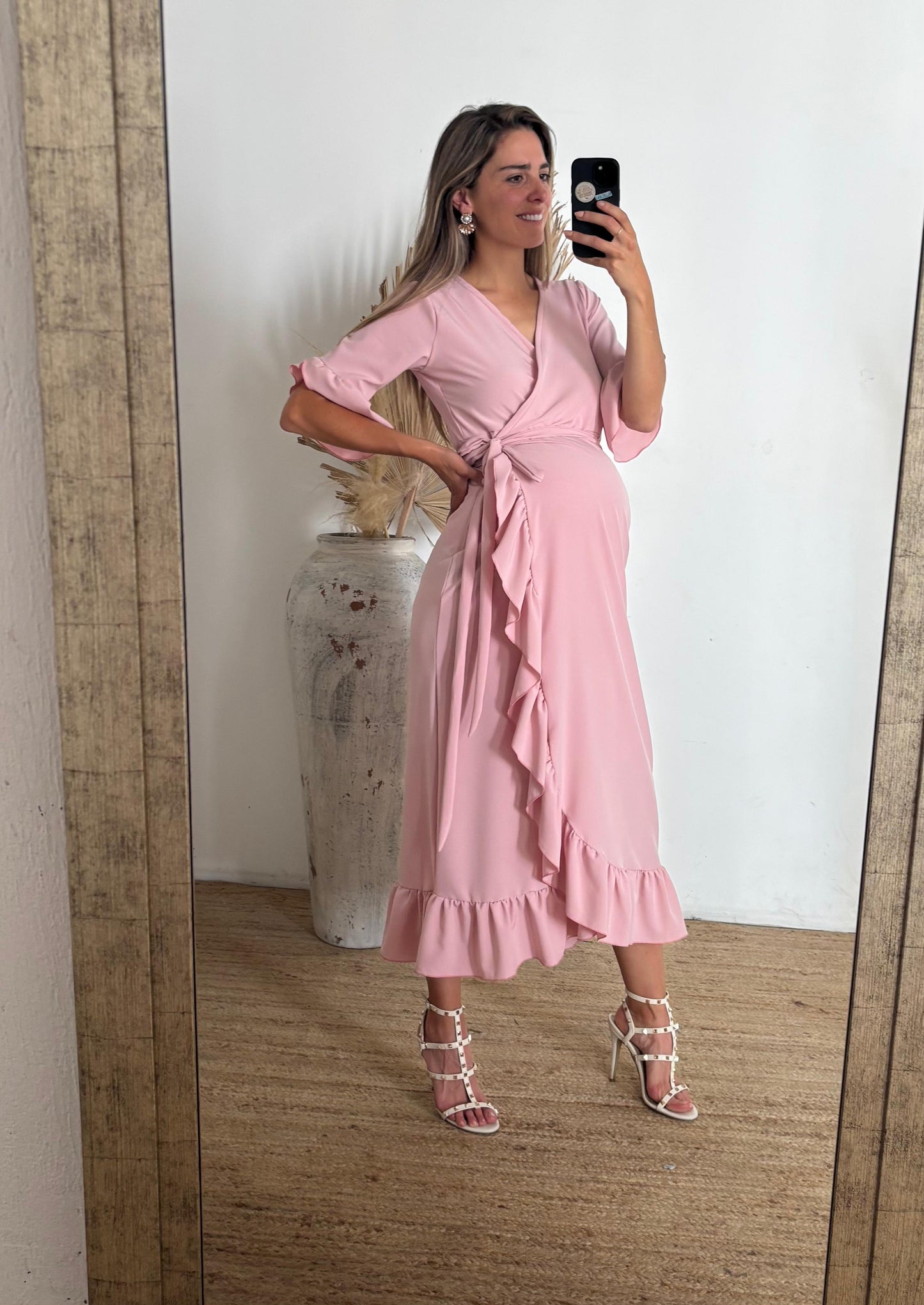 Vestido de maternidad, Ursula rosa palo CH