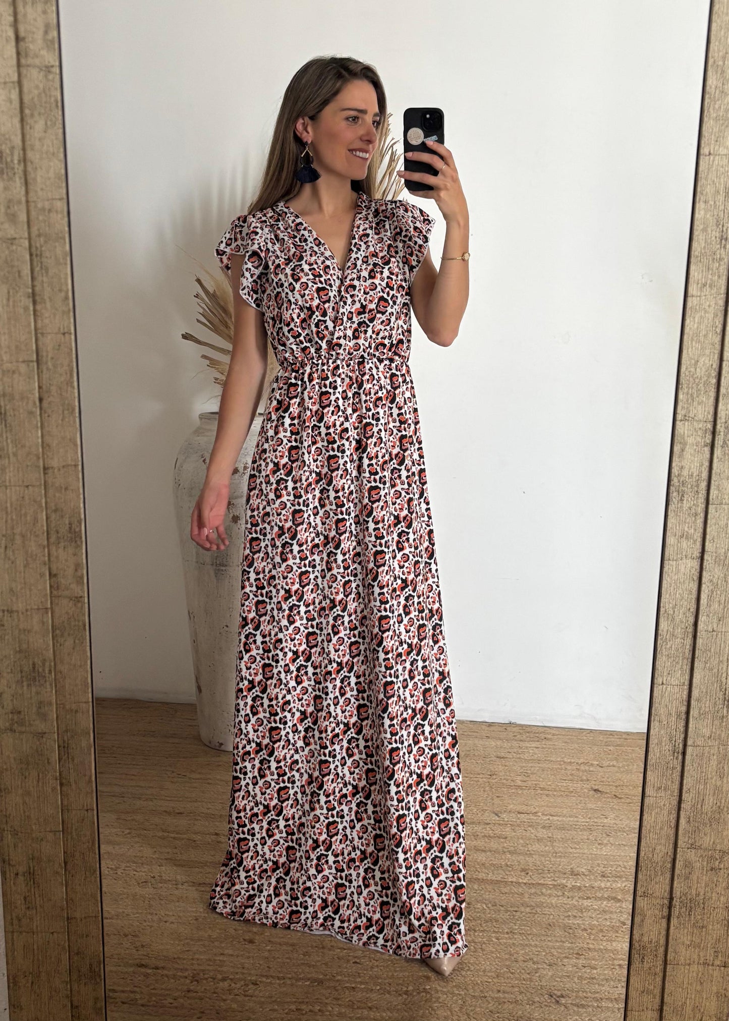 Vestido lactancia Leticia, leopardo cheeta CH