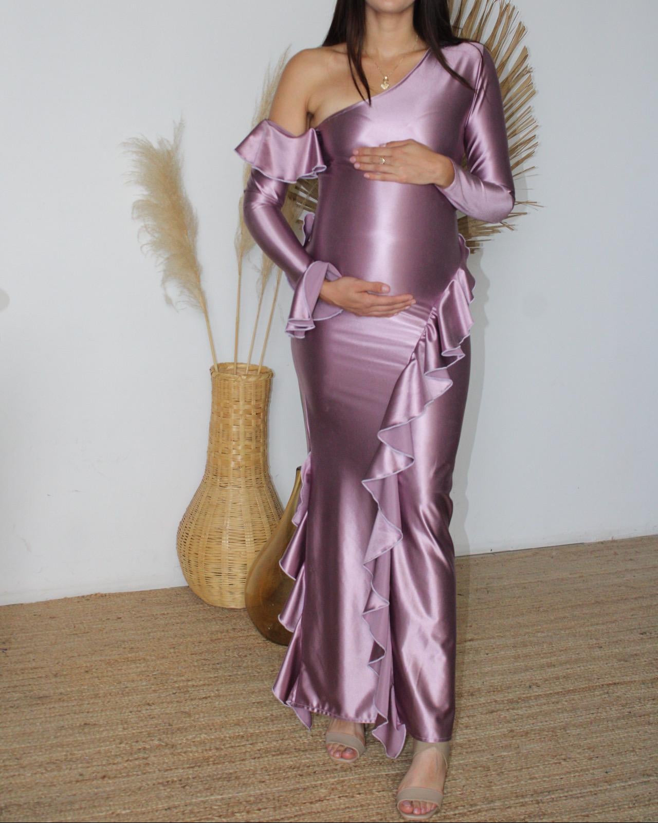 Vestido de maternidad Elsa, lavanda CH