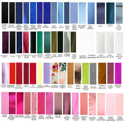 Vestido de maternidad Loredana largo, negro Ponti roma