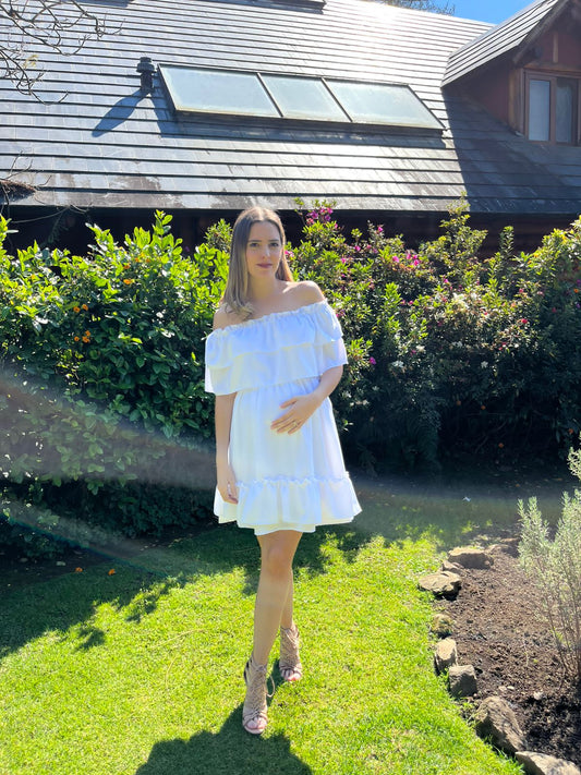 Vestido maternidad, Jessie blanco