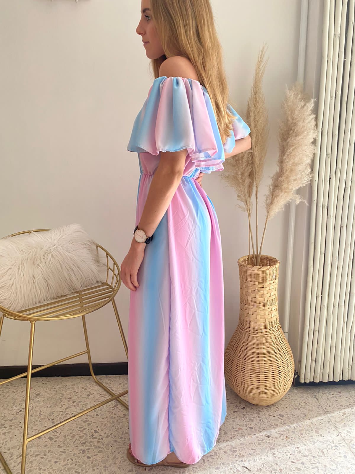 Matching Gender Reveal (Vestido niña 6-7 años)