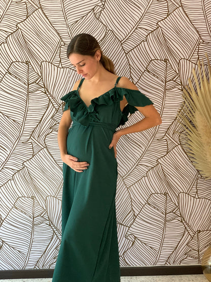 Vestido de maternidad, Dayana verde M