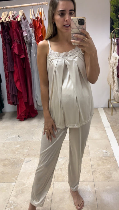 Pijama Conjunto de maternidad y lactancia