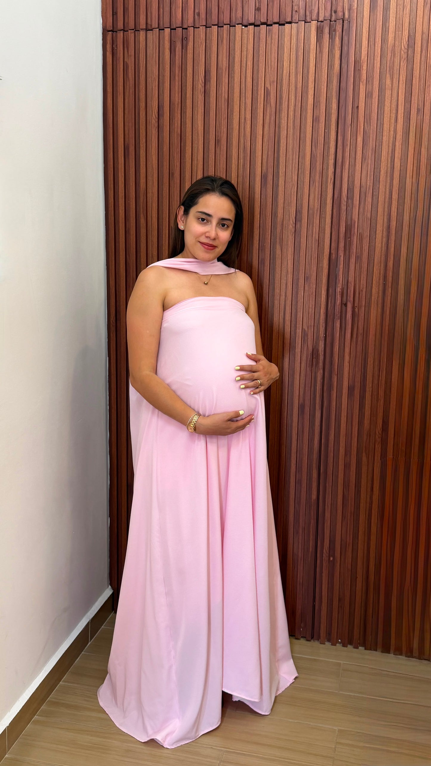 Vestido de Maternidad, Adela rosa
